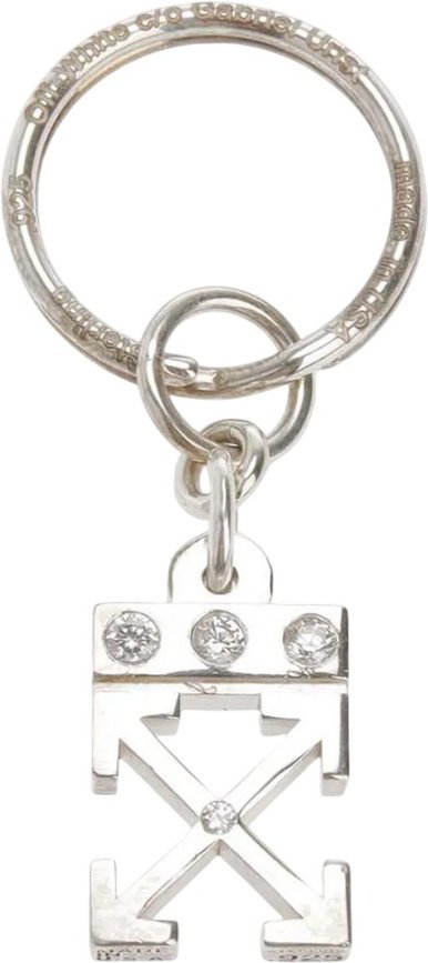 Off White - Schlüsselanhänger Pfeil (Silber)