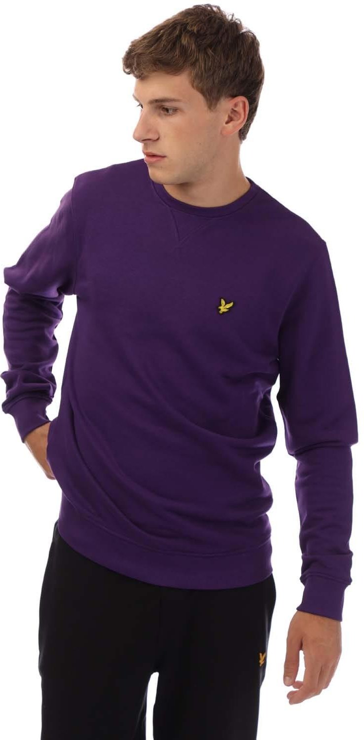 Thumbnail - Lyle & Scott - Sweatshirt Rundhalsausschnitt für Herren (Violett)