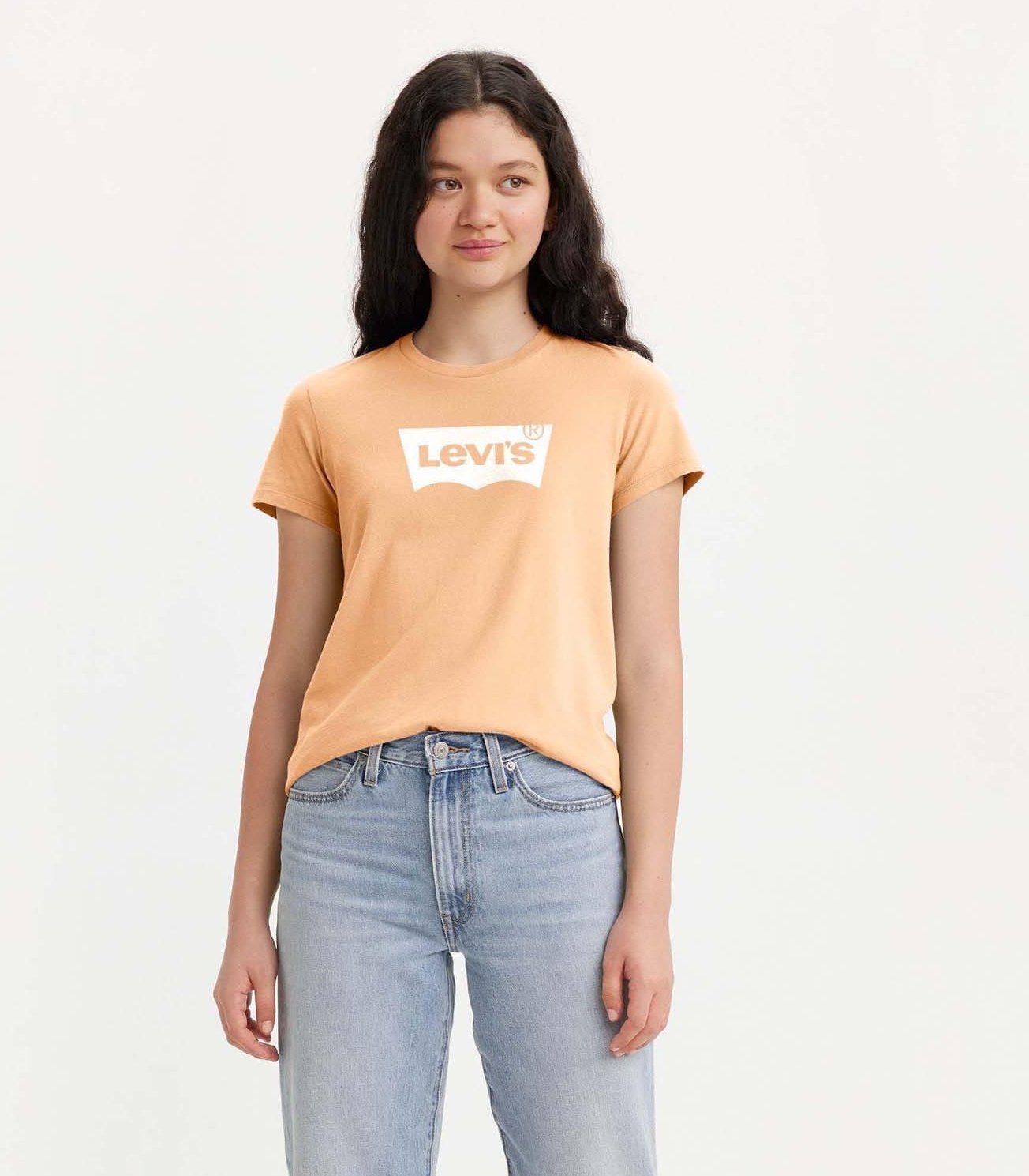Levis - "The Perfect" T-Shirt für Damen (Orange)