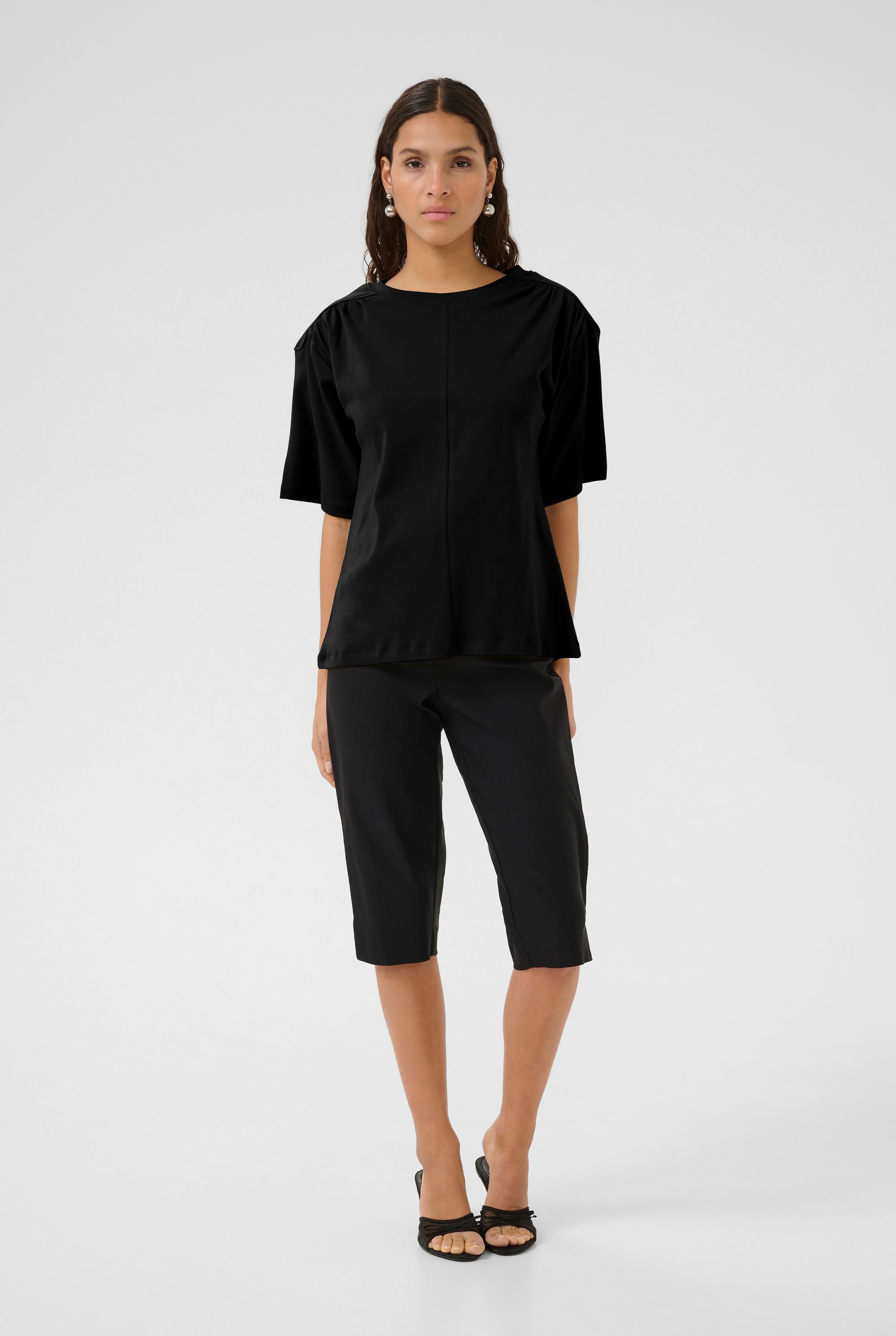 T-shirt Feminine Meteorite black