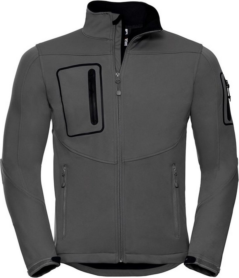 Russell - Softshelljacke für Herren - Sport (Titanium-Grau)