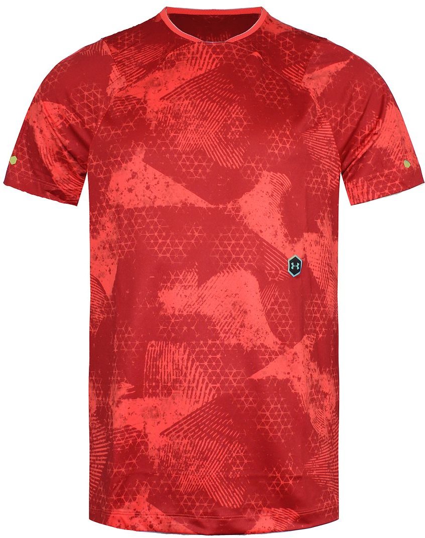 Under Armour Logo Herren Rotes T-Shirt