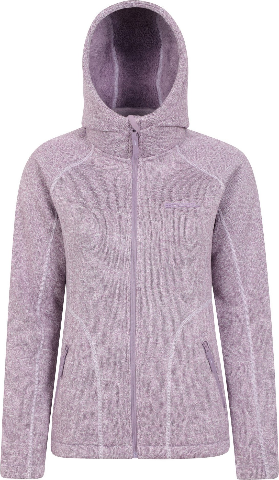Mountain Warehouse - "Nevis" Hoodie mit durchgehendem Reißverschluss für Damen (Violett)