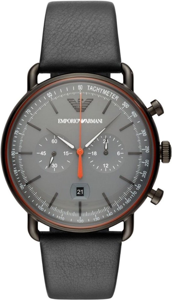 Emporio Armani AR11168 Grau Chronograph Herrenuhr