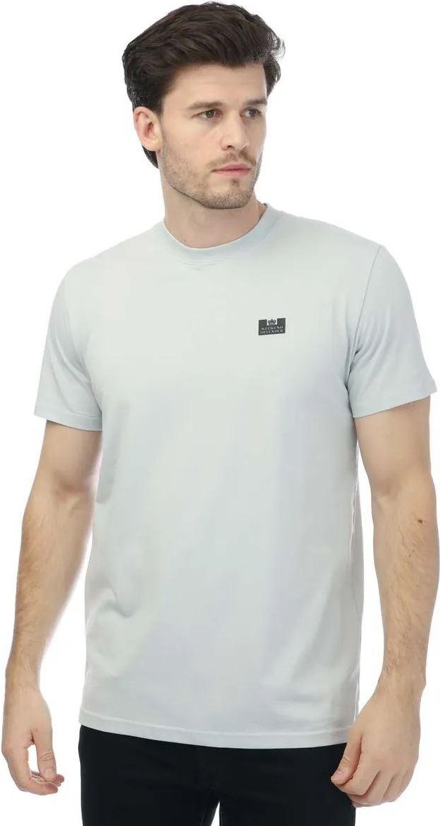Weekend Offender - "Bridgetown" T-Shirt für Herren (Silber)