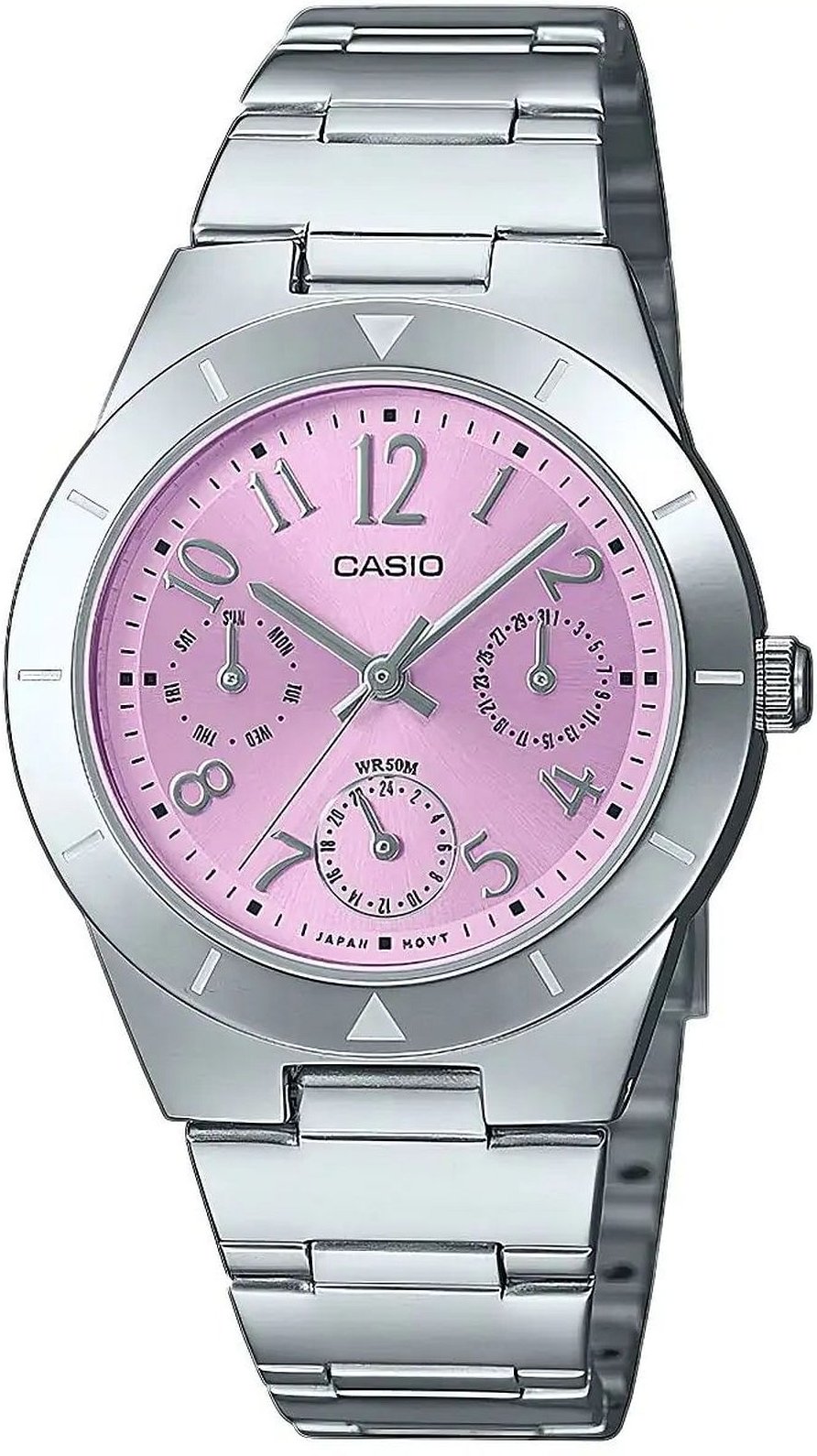 Casio Casio Kollektion Damen Silberne Uhr LTP-2069D-4A3VEF