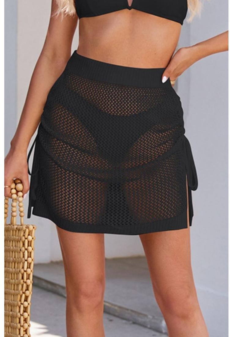 Damen Schwimminnenrock mit elastischem Bund und Kordelzug