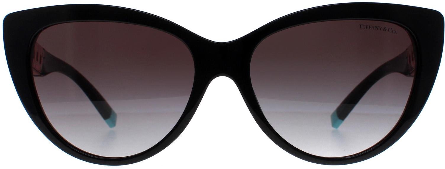 Tiffany Cat Eye Womens Schwarz Grau Gradient TF4196