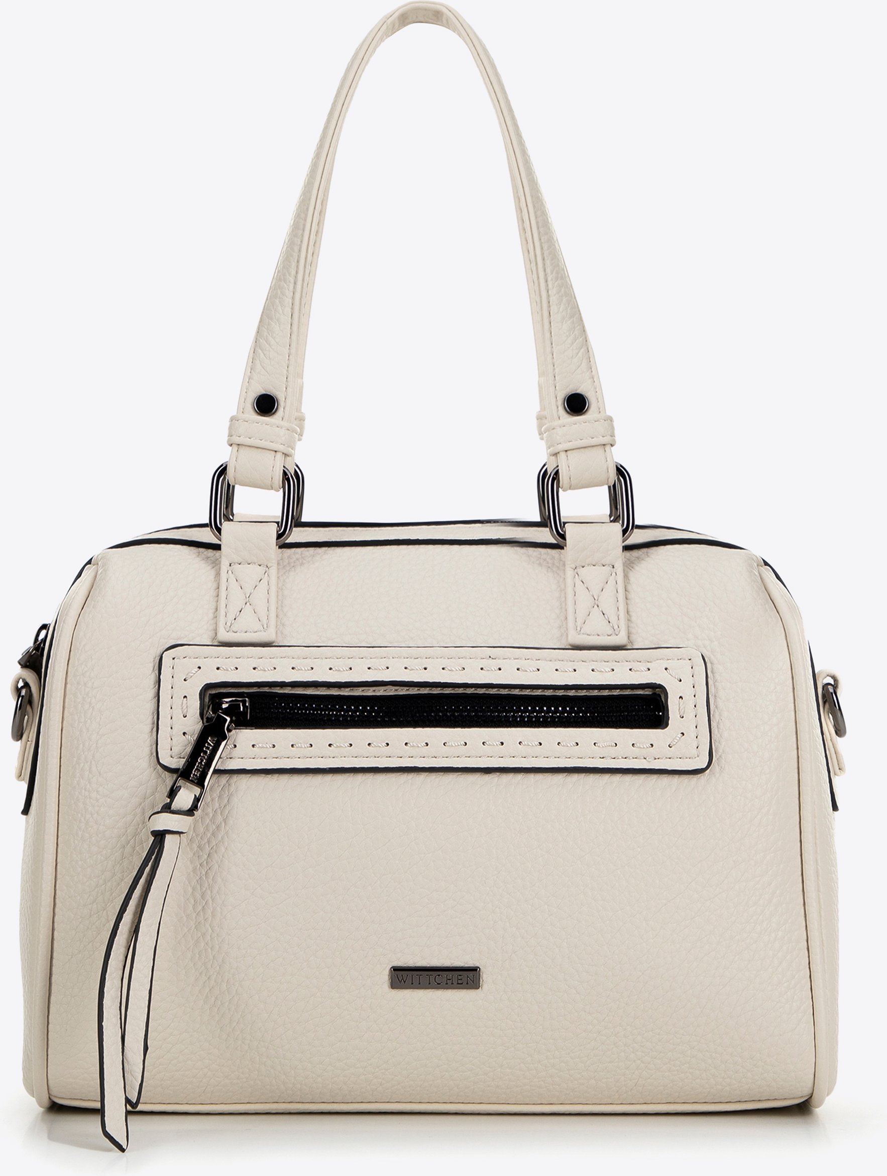 Wittchen Damen-Brusttasche aus Öko-Leder, Erdnusscreme