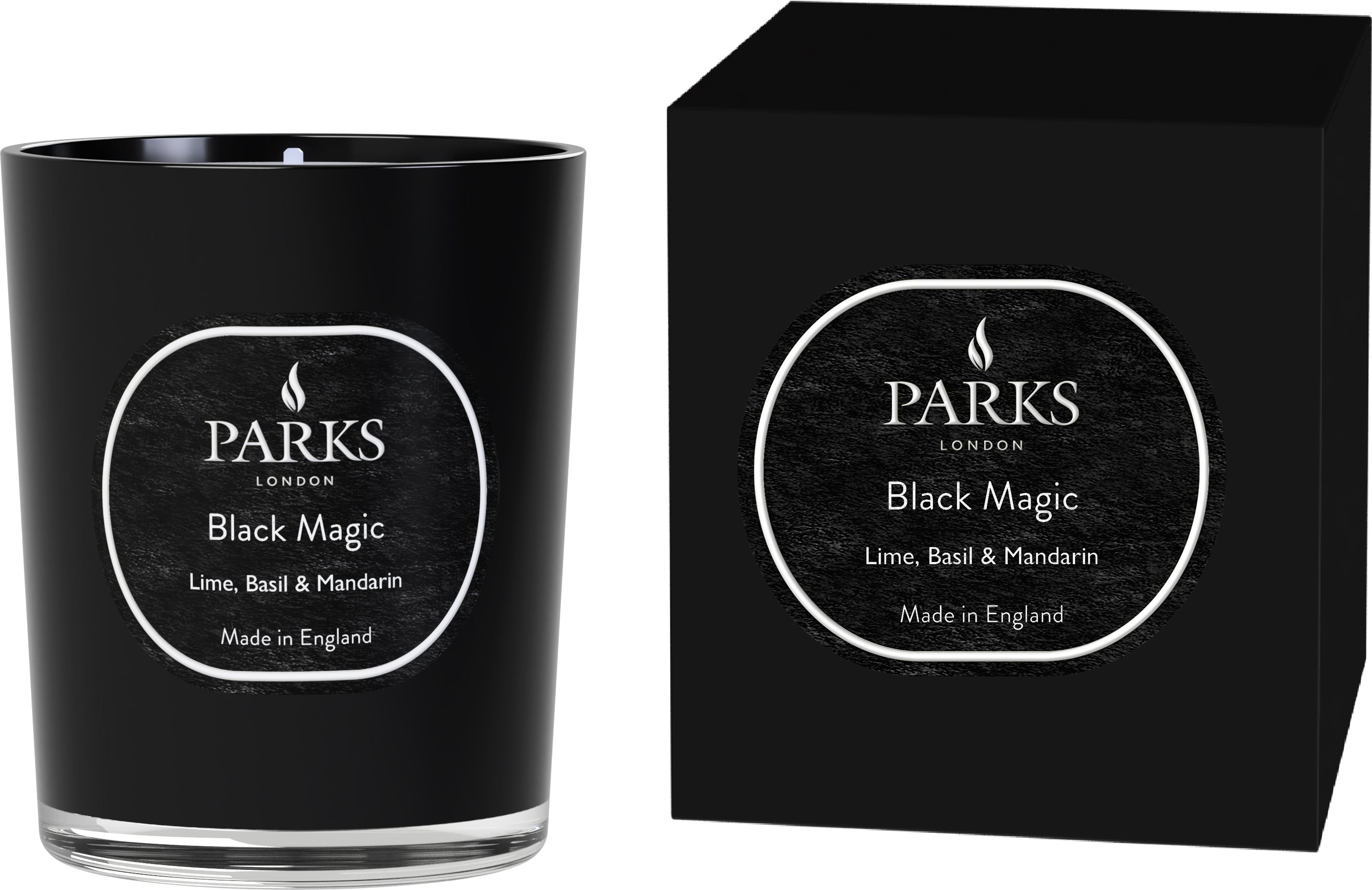 LIMETTE, BASILIKUM & MANDARINE 1 DOCHT KERZE 180G