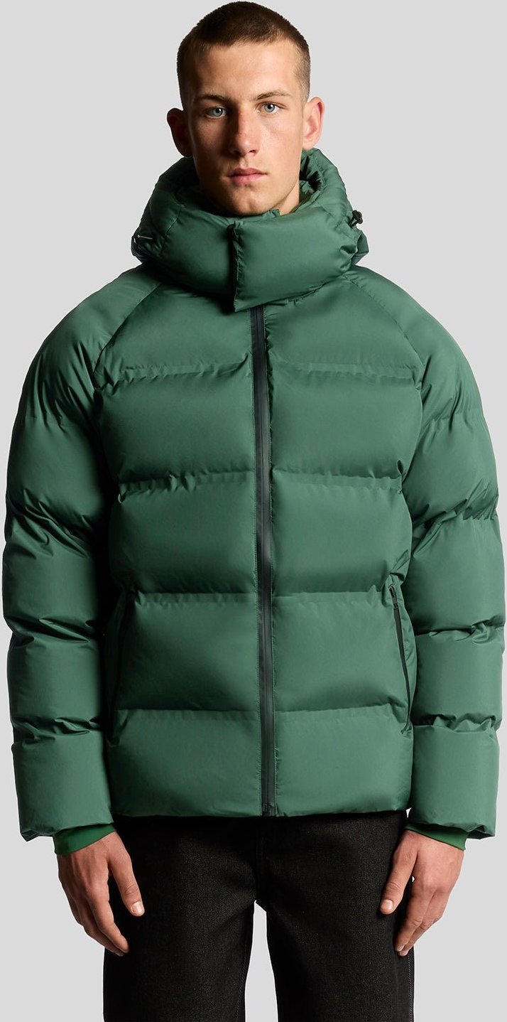 Lyle & Scott Schwere Pufferjacke mit Kapuze - Grün