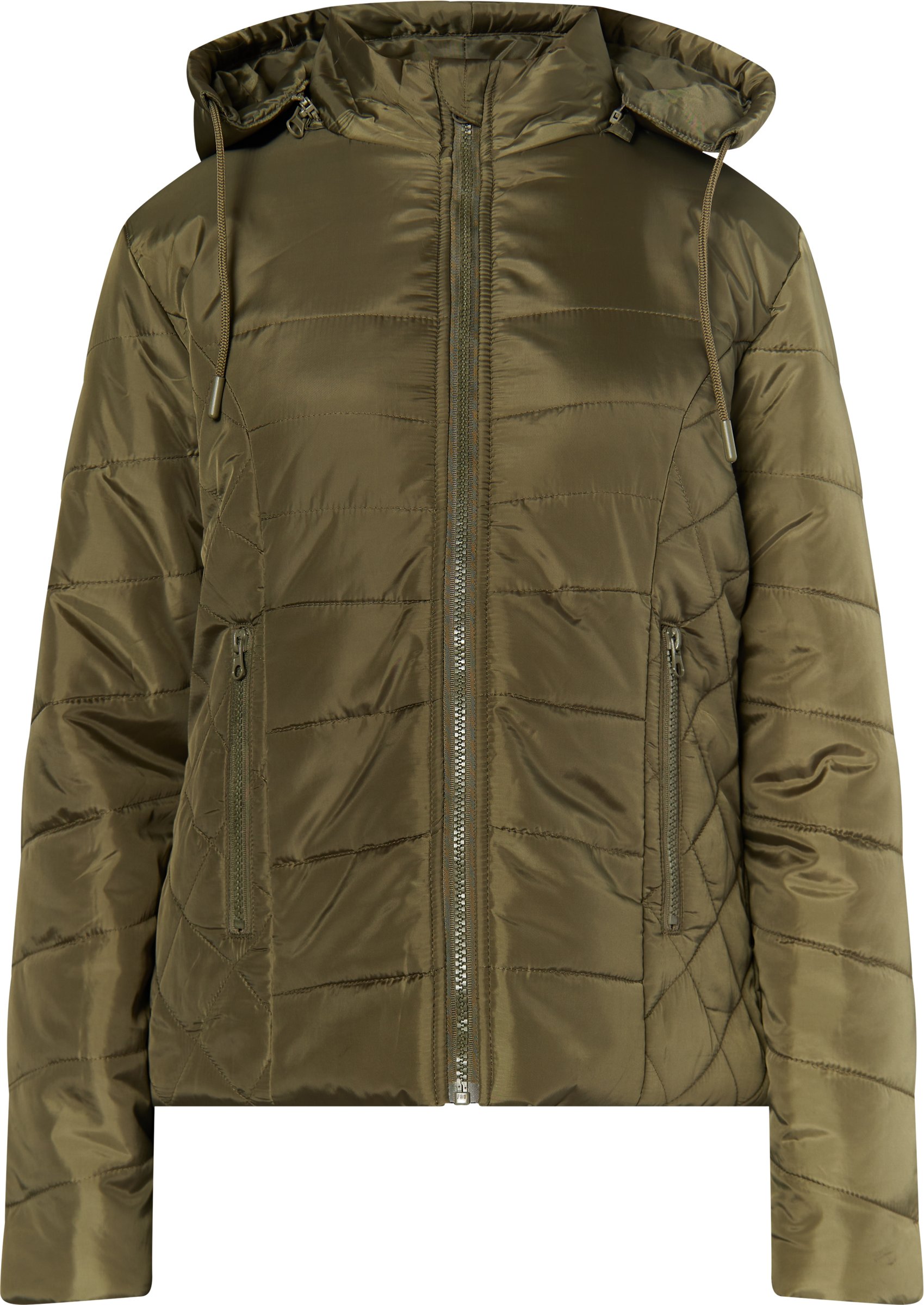 Mymo Leicht wattierte Jacke Damen militärisch oliv