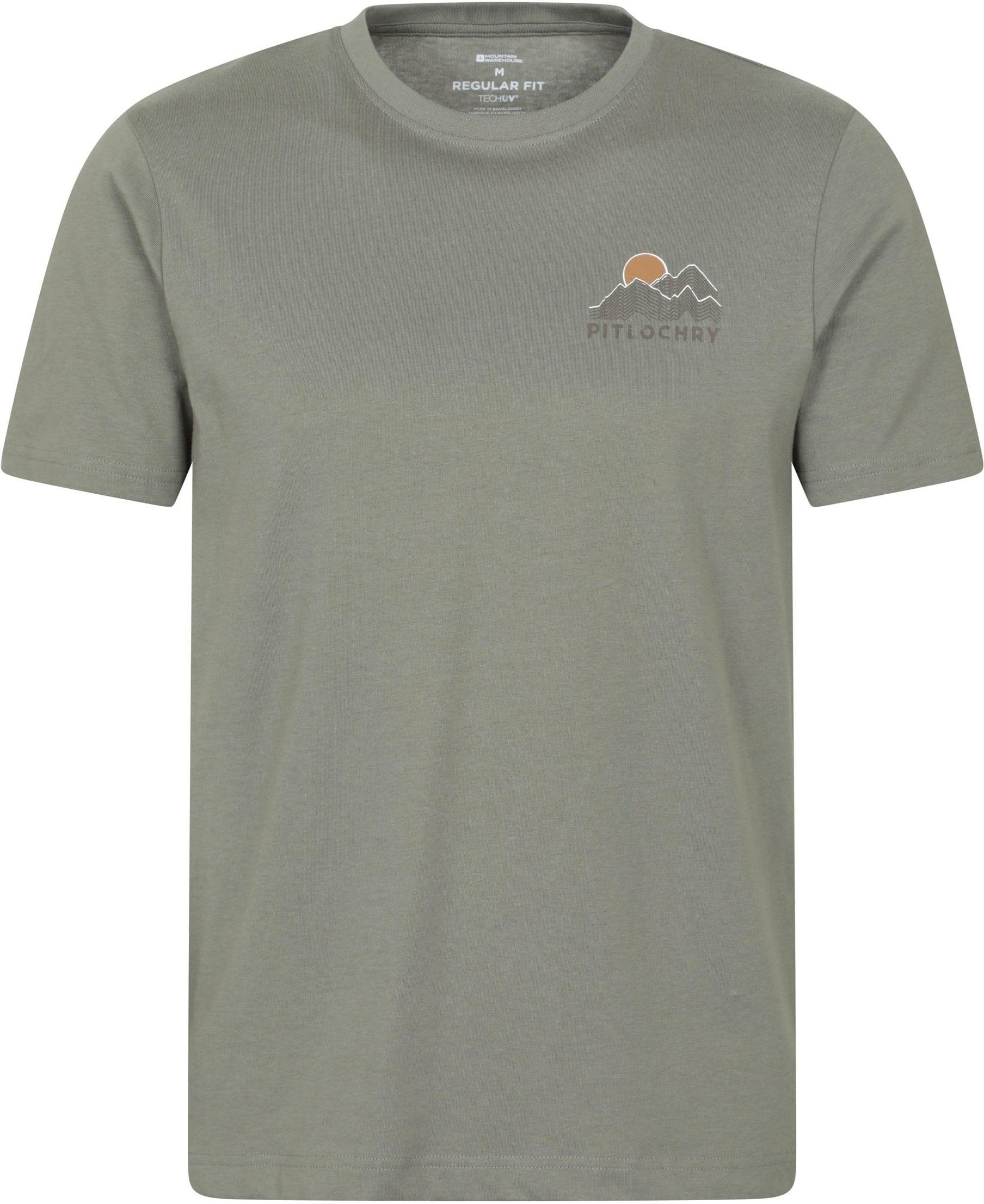 Mountain Warehouse - "Pitolchry" T-Shirt für Herren (Dunkel-Khaki)