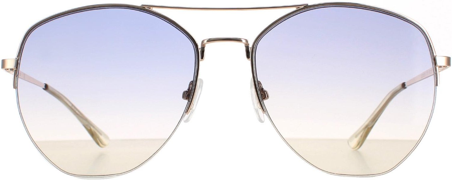 Calvin Klein Aviator Herren Gold Navy Gelb Farbverlauf CK20121S