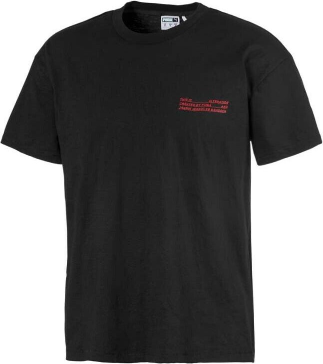 Puma-Veränderung Kurzarm T-Shirt T-Shirt Top Black Herren 579880 01