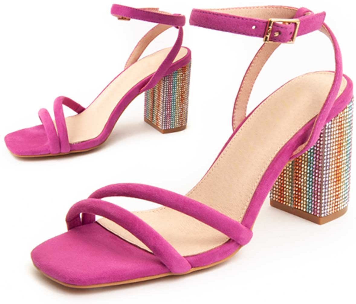 Montevita Absatzsandale Sanndarey7 in Fuchsia