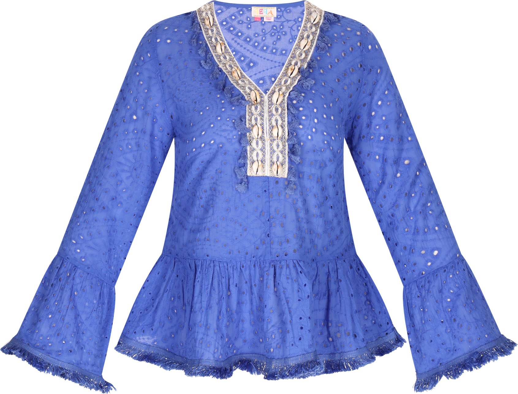 IZIA Bluse Damen KÖNIGSBLAU