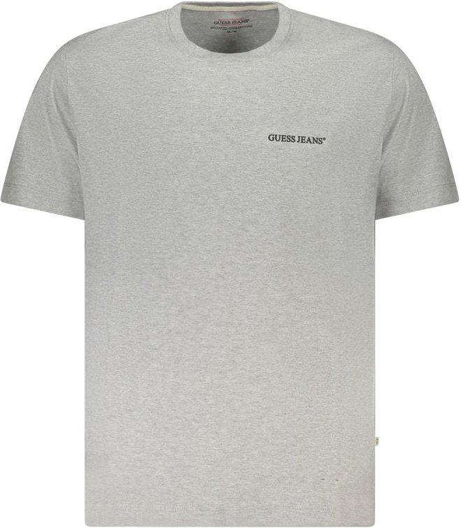 Guess Jeans Graues Baumwoll-Herren-T-Shirt
