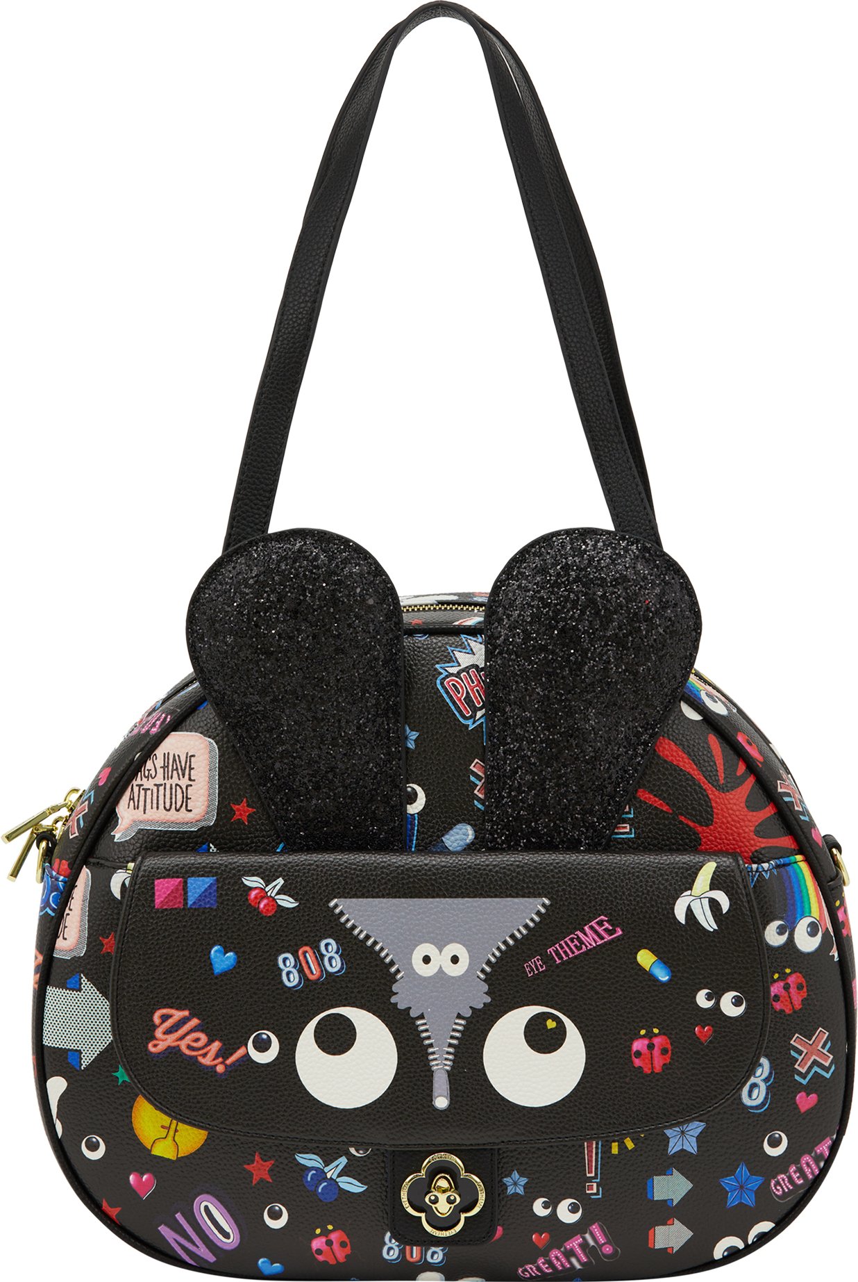 Mymo Umhängetasche RUCKSACK Frauen Schwarz