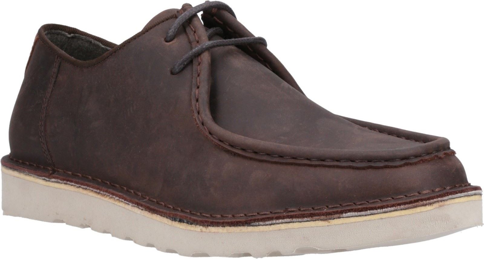 Thumbnail - Hush Puppies Otis Leder Herren Schnürschuhe Braun