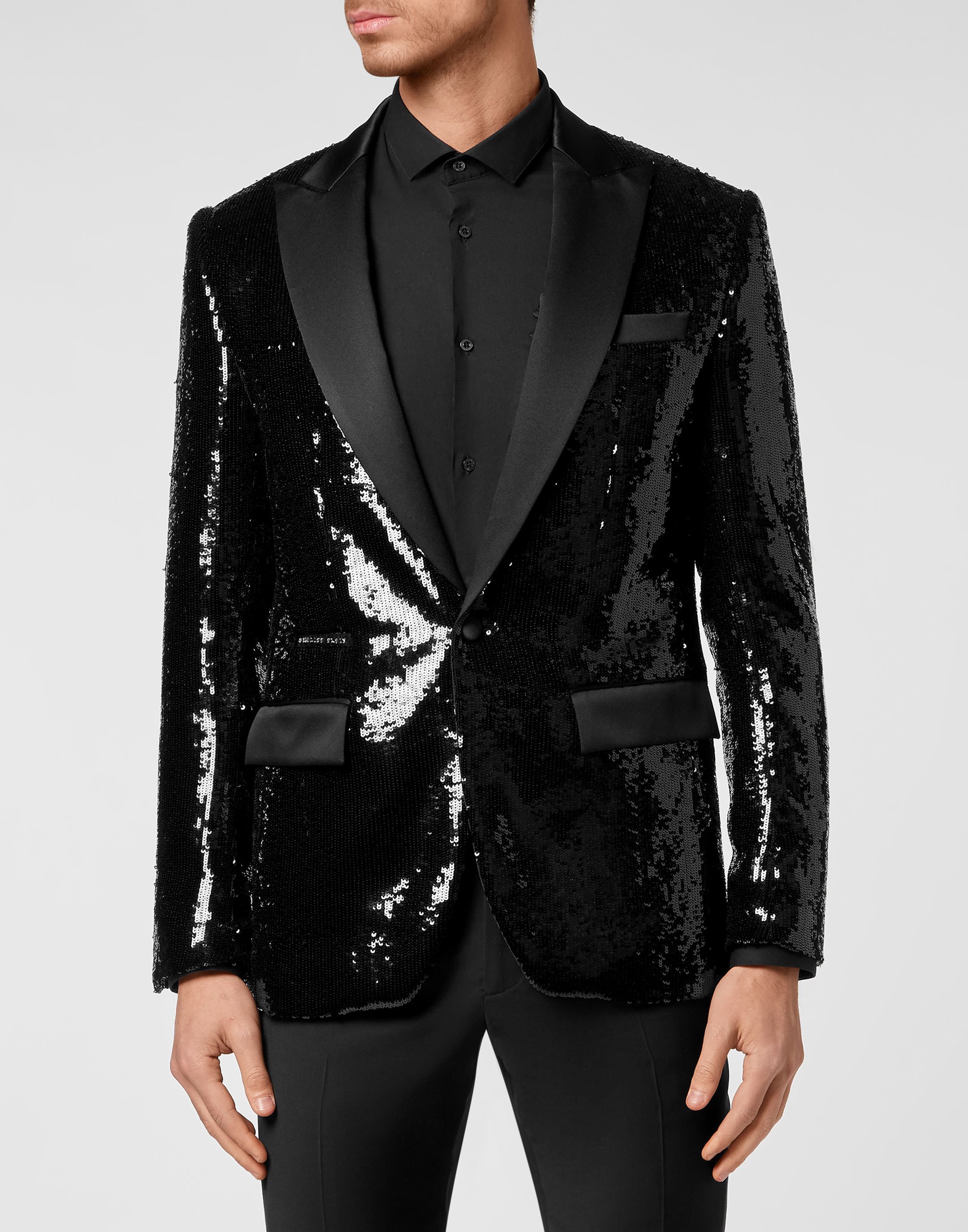 Einknopf-Blazer Slim Fit