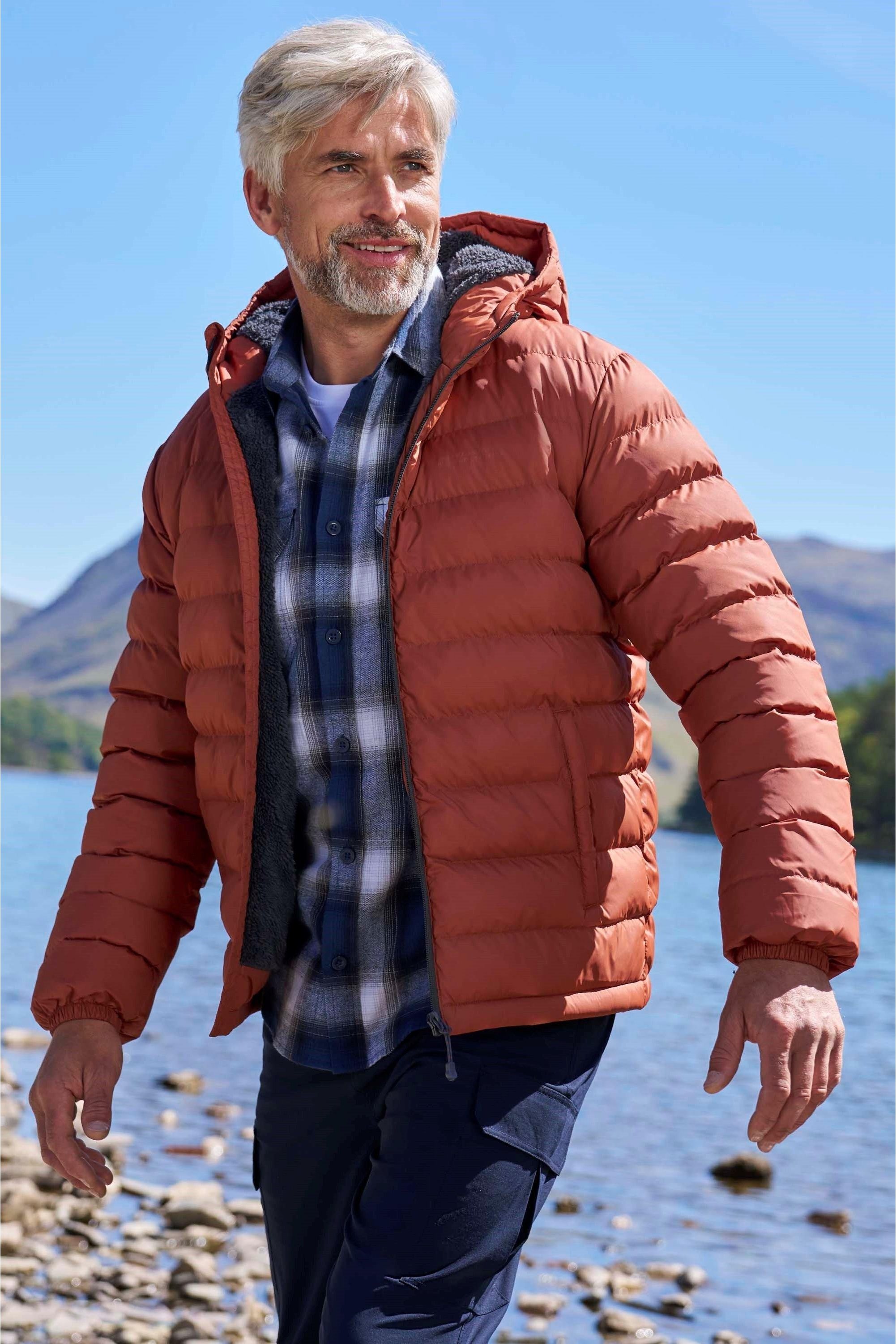 Mountain Warehouse - "Seasons" Steppjacke für Herren (Dunkel Orange)