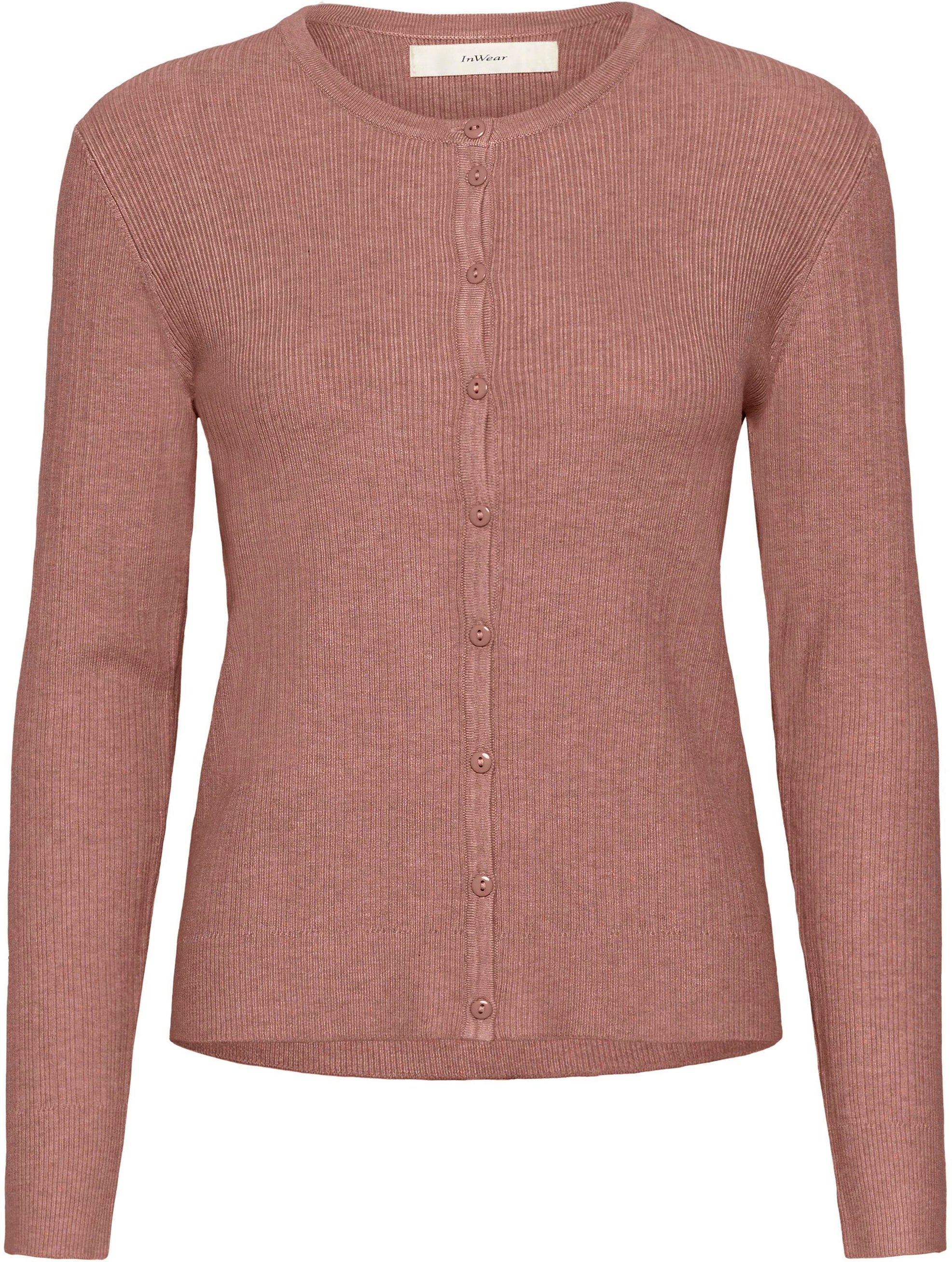 Strickpullover YenahIW Strickpullover Gerade Passform rose