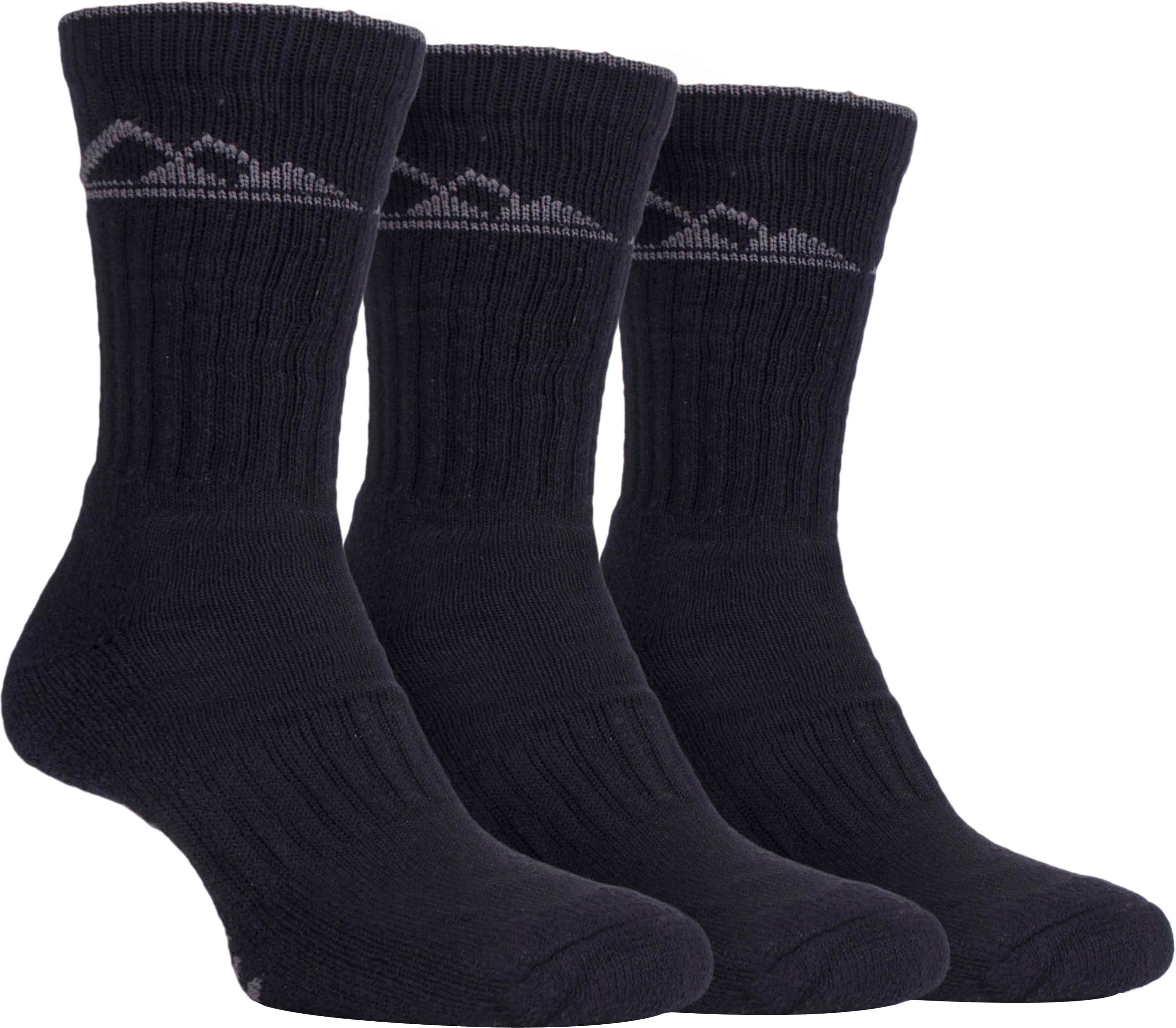 3 Paar Herren Heavy gepolstert atmungsaktiv Outdoor Baumwolle Wandern Socken