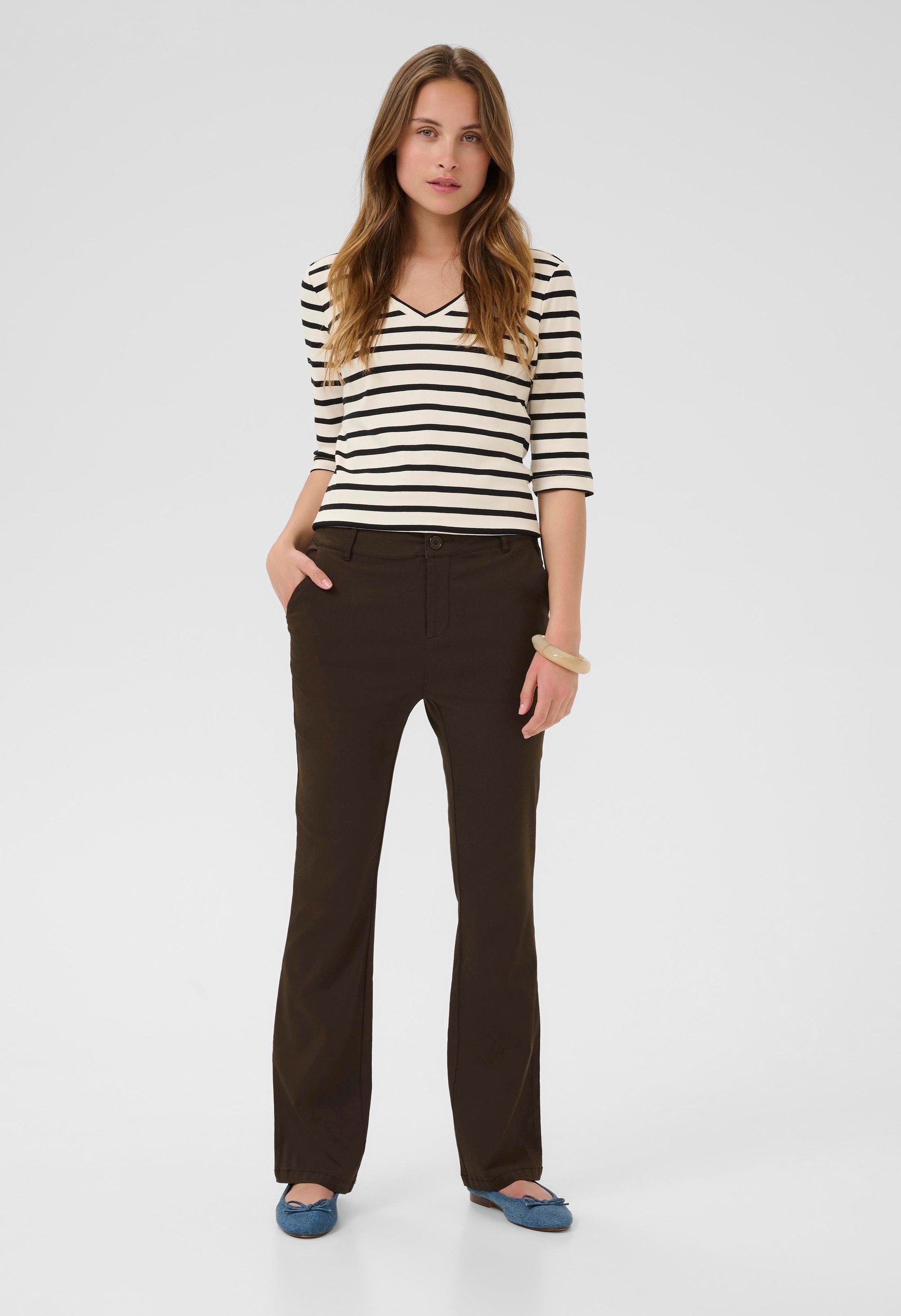 Casual Hose CUbengtha Casual Hose Fitted dark brown