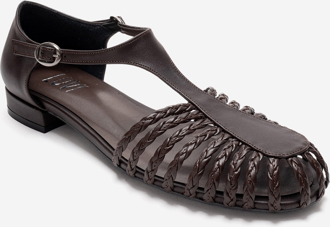 Onos Geflochten T Riemen Sandale