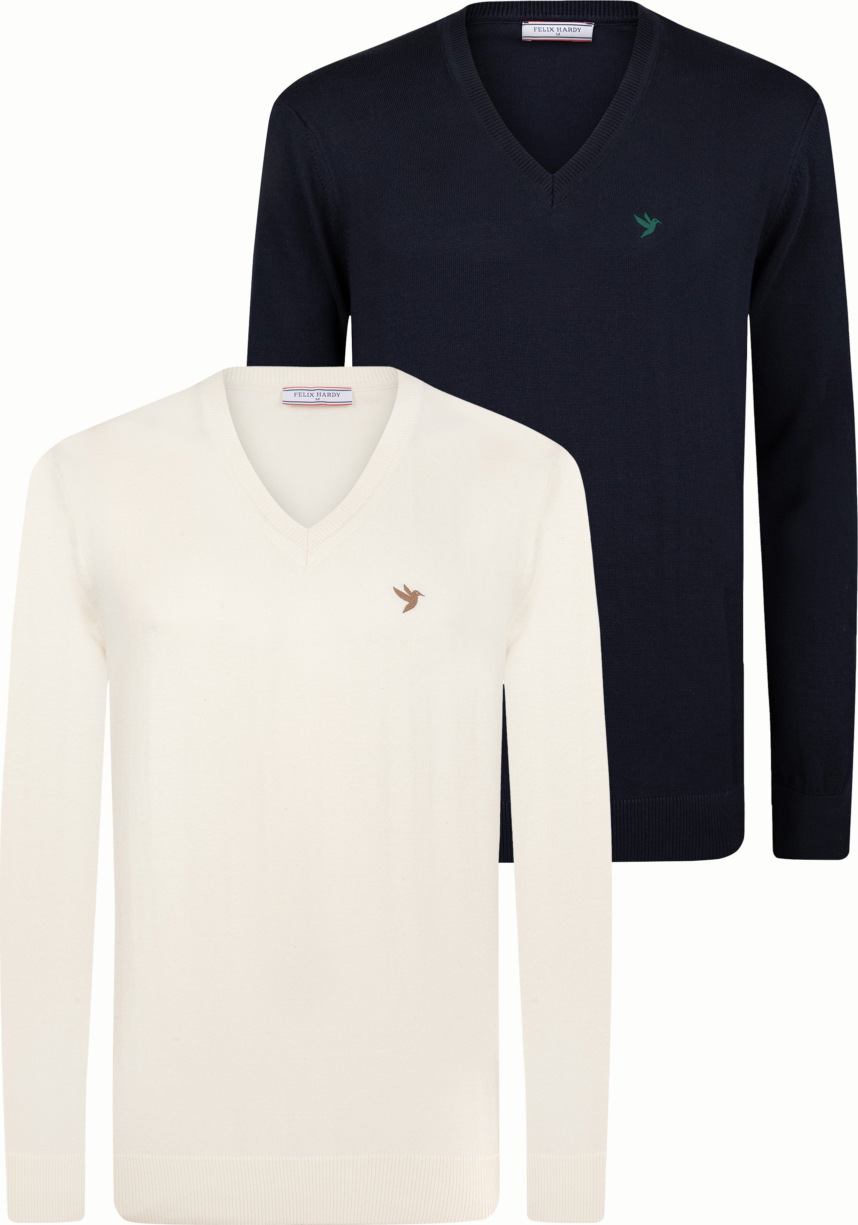 Pullover Pullover Mit V-Ausschnitt 2Er-Pack