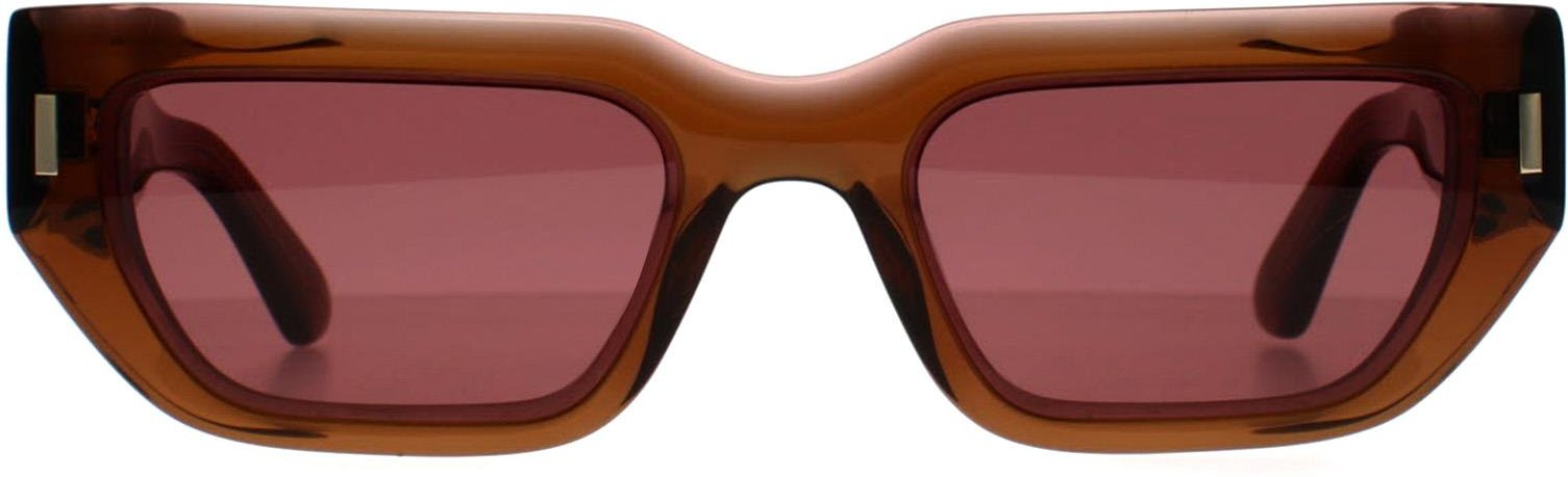 Calvin Klein Rectangle Unisex Transparent Braun Rosa Dunkel Lila CK24500S