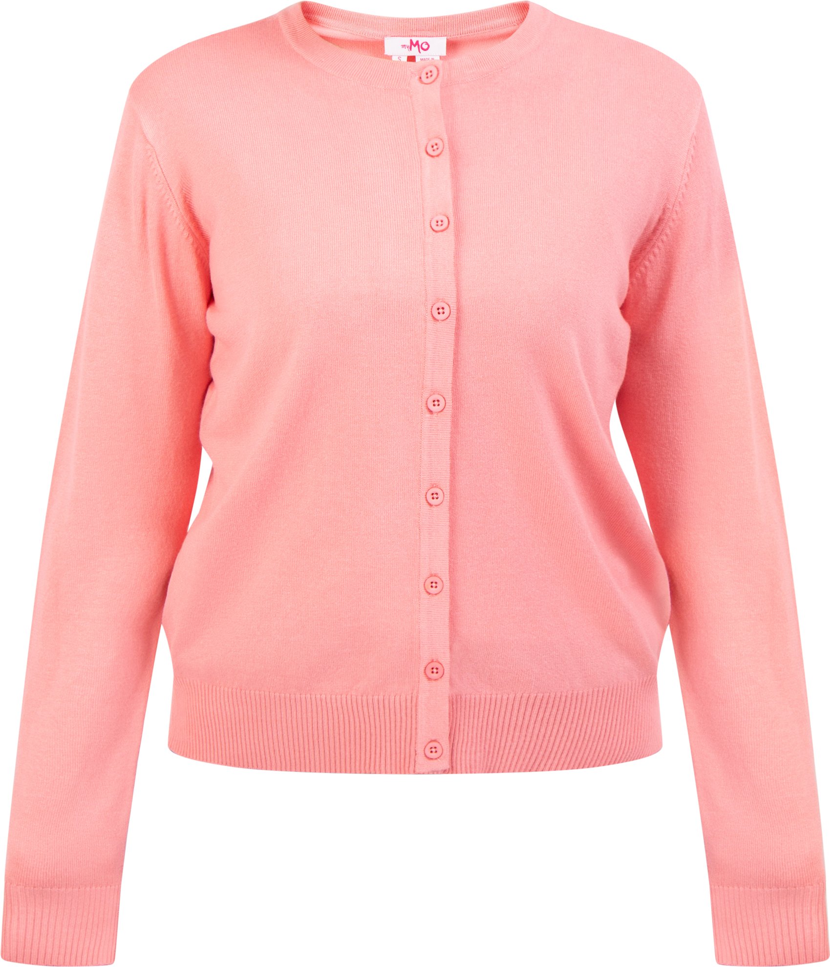 Mymo Strickjacke Damen Rosa