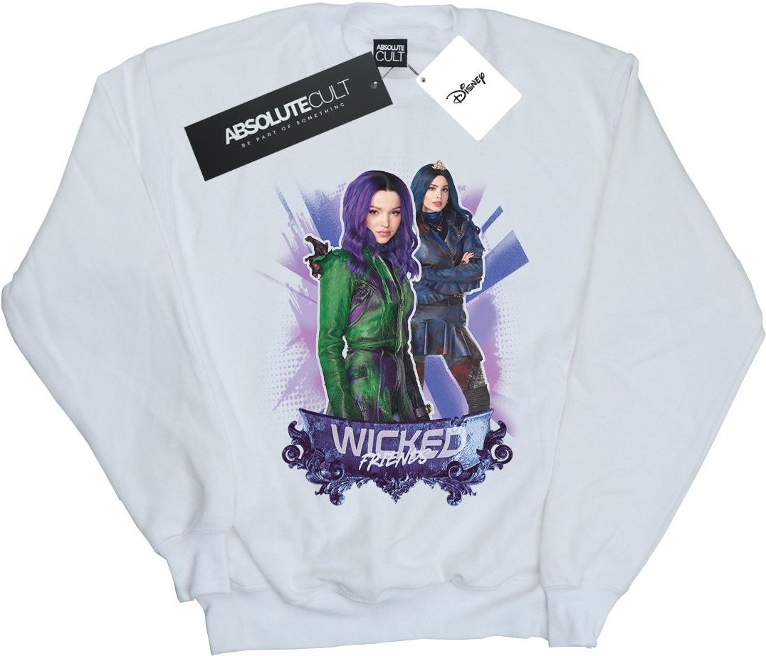 Disney - "The Descendants Wicked Friends" Sweatshirt für Mädchen (Weiß)