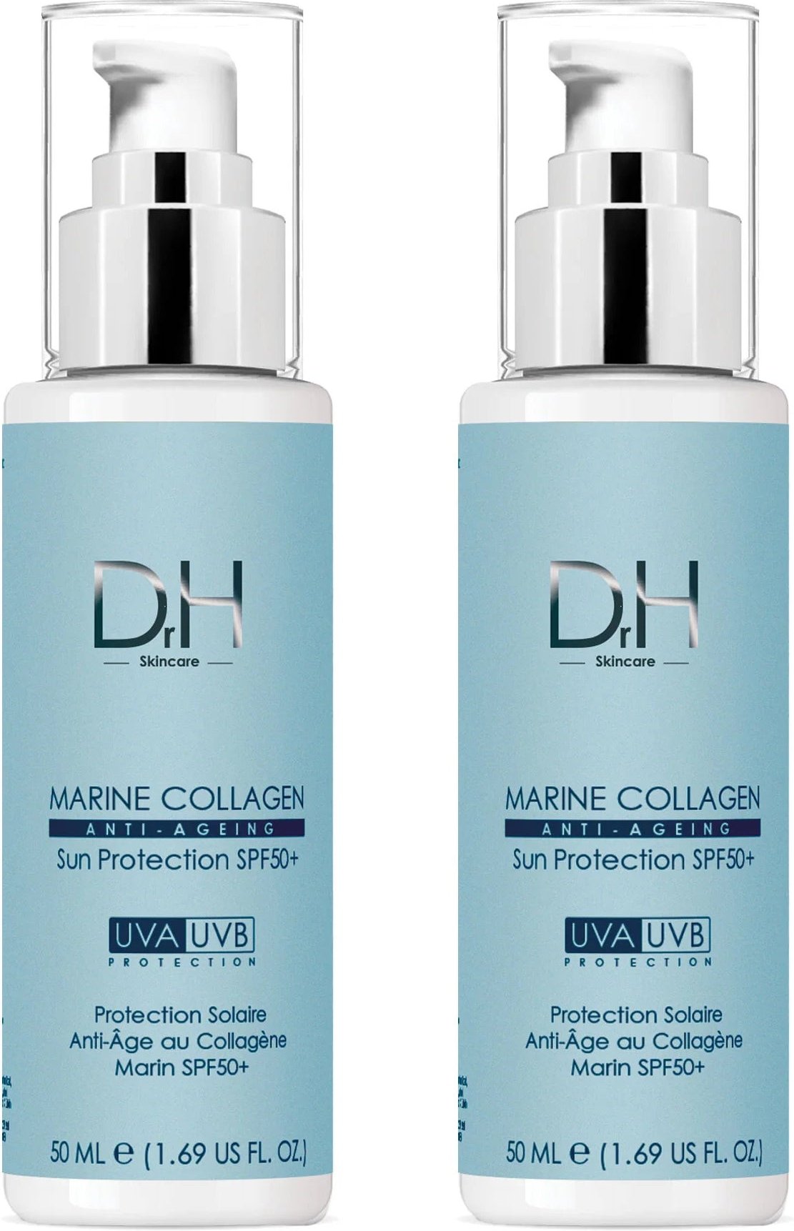 Thumbnail - Dr H Anti-Aging Meereskollagen Sonnenschutz SPF 50 50ml x 2 Duo-Pack