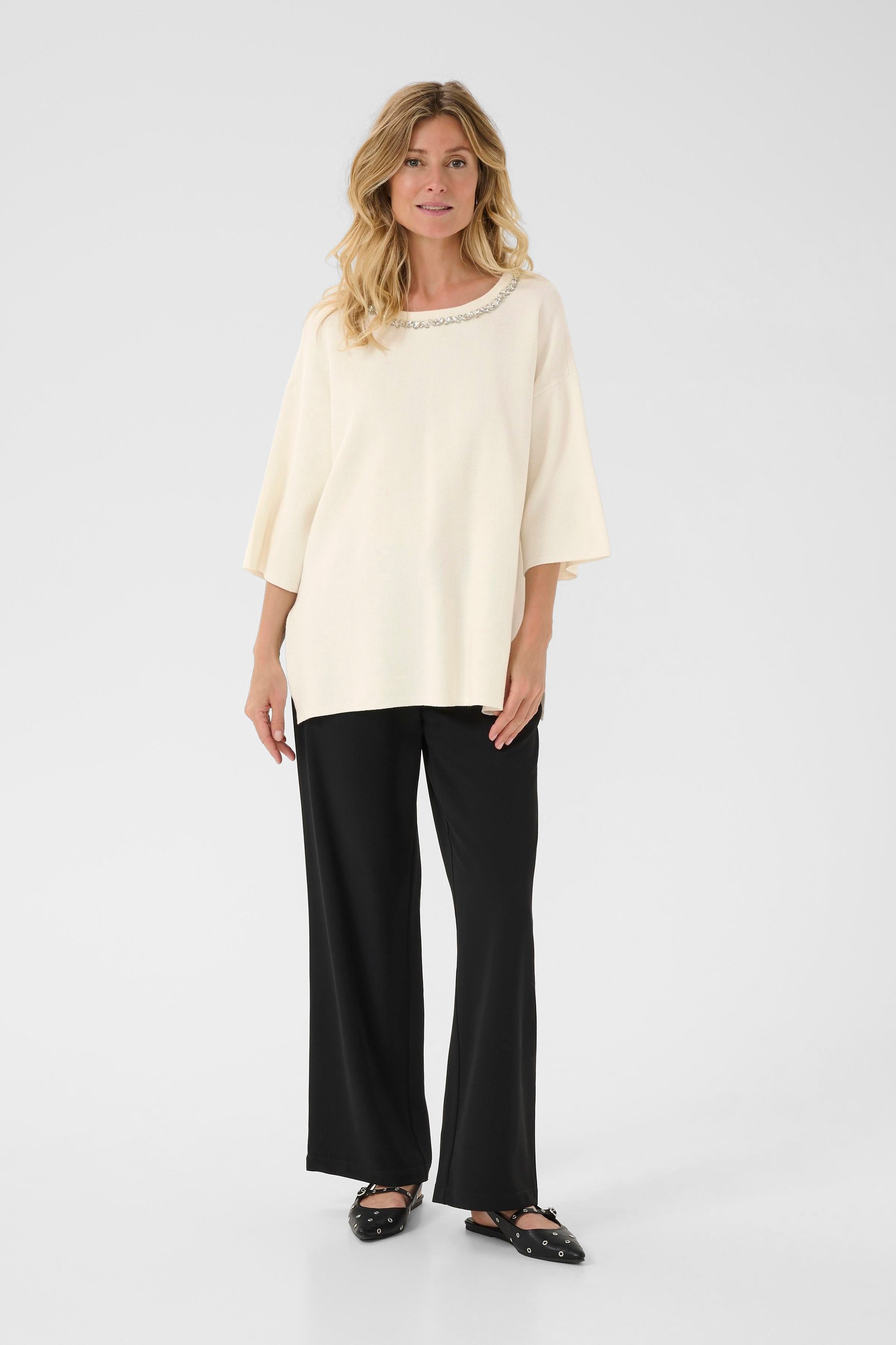 Strickpullover CRSillar Loose fit beige