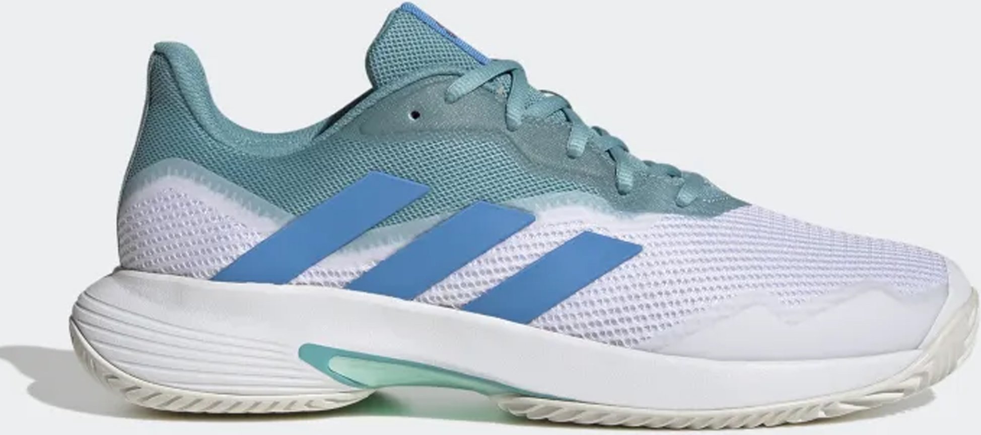 Adidas Courtjam Control Mens White Tennis Trainer