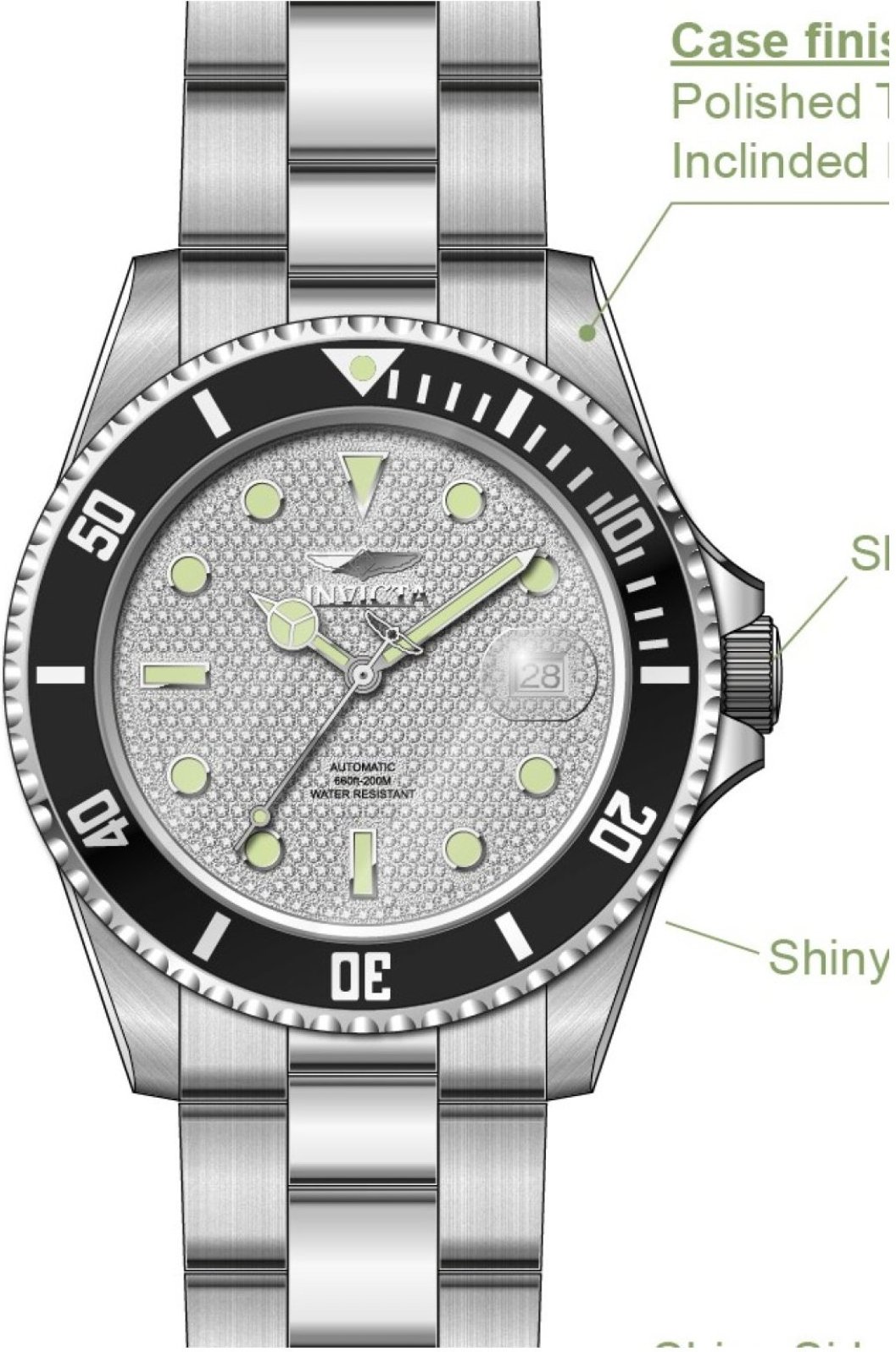 Invicta Pro Diver 50282 Herrenuhr - 43mm