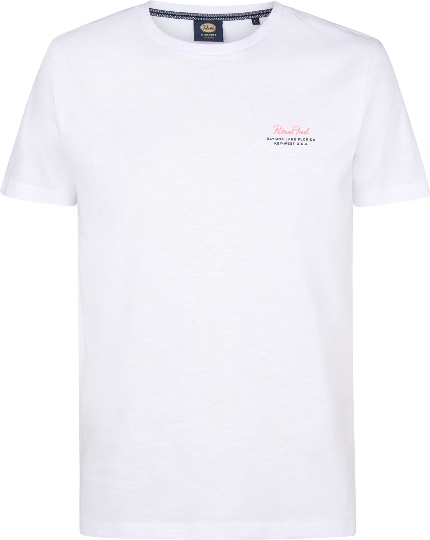 Petrol Industries - T-Shirt mit Rückenaufdruck Lantana Herren - Weiß