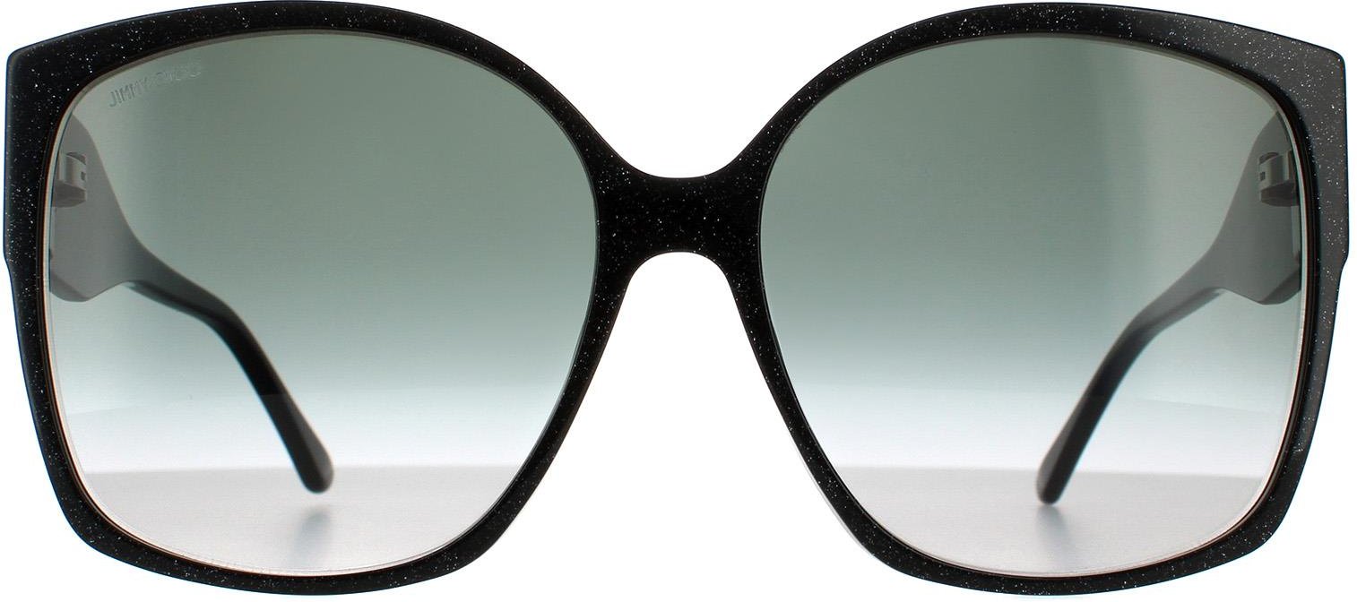 Thumbnail - Jimmy Choo Square Womens Schwarz Dunkelgrau Gradient 90041091