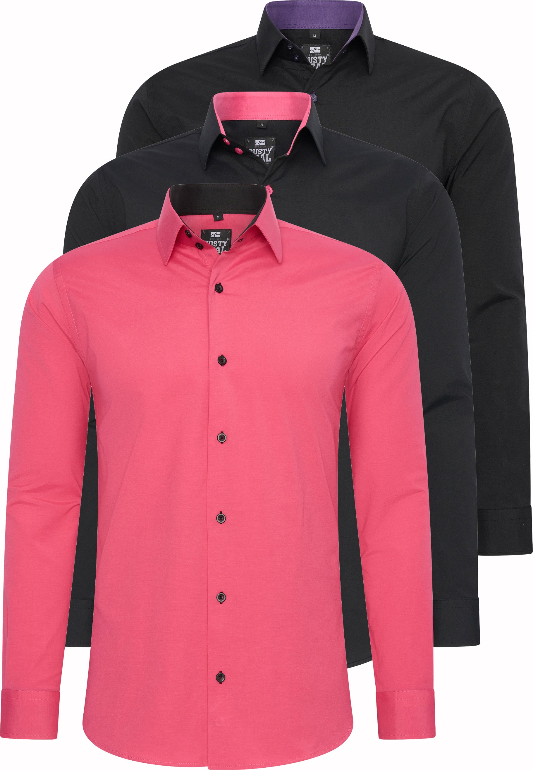 Thumbnail - 3er Set Business Hemd