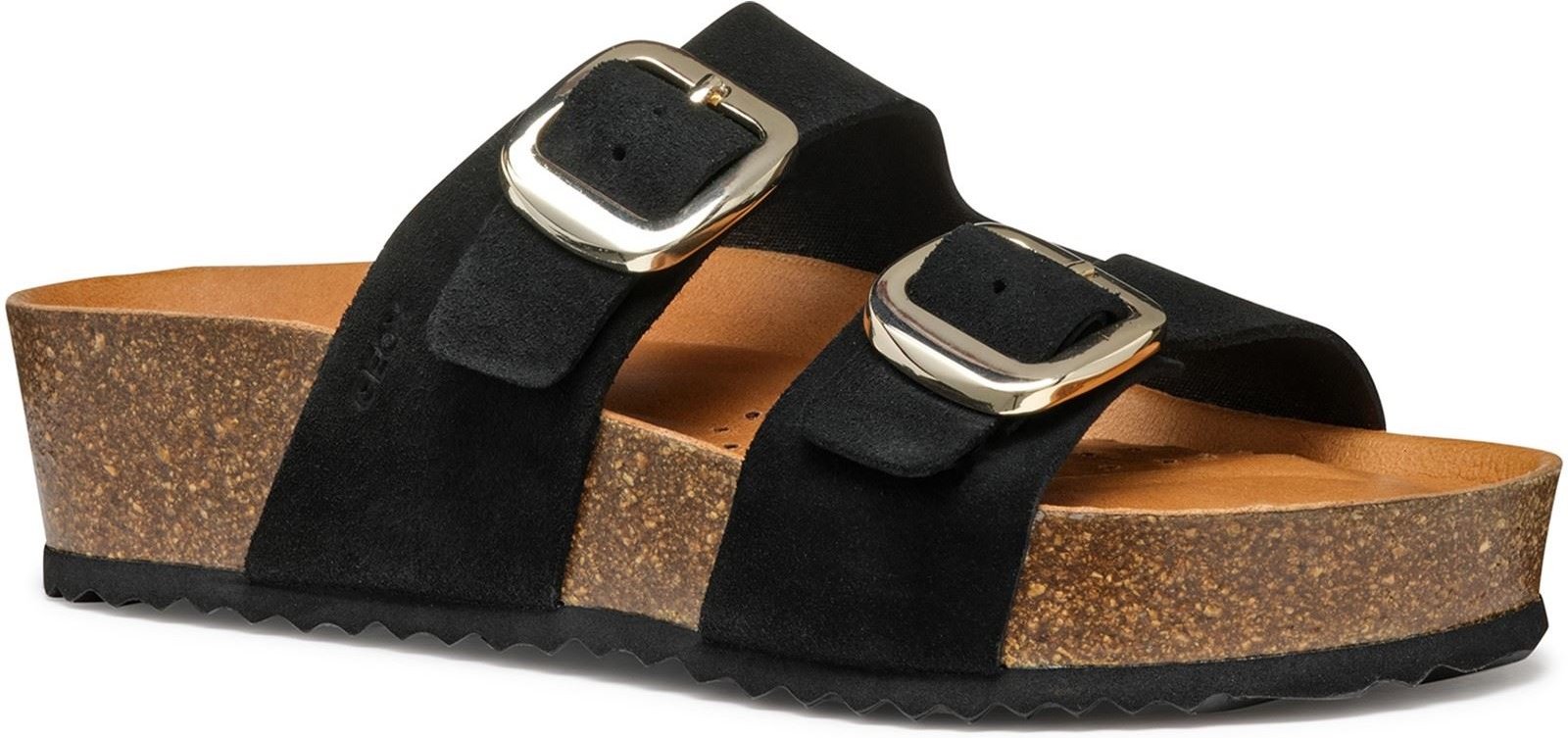 Geox D BRIONIA H Leder Damen Schwarz Wedges
