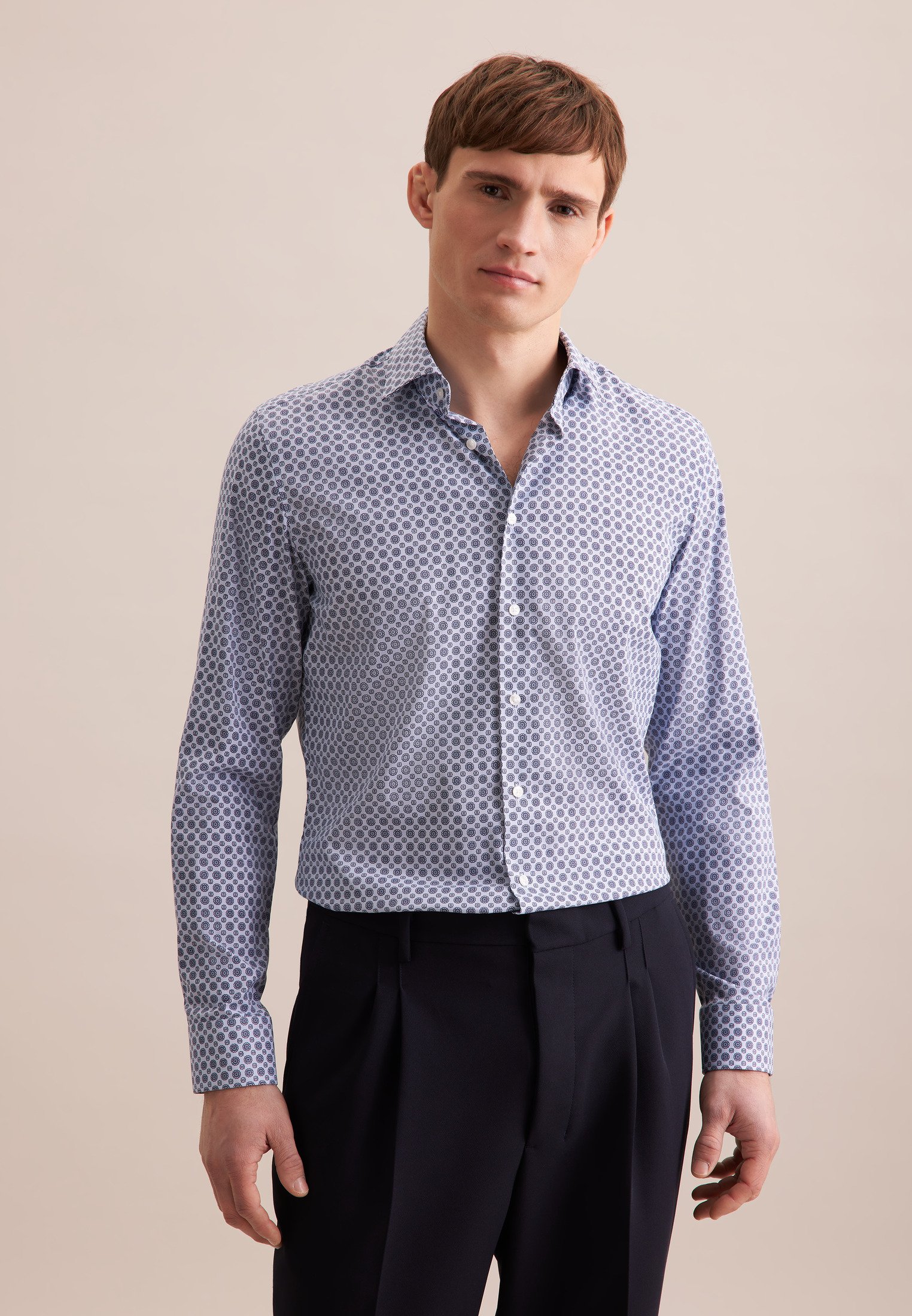 Performance-Hemd Herren Hellblau