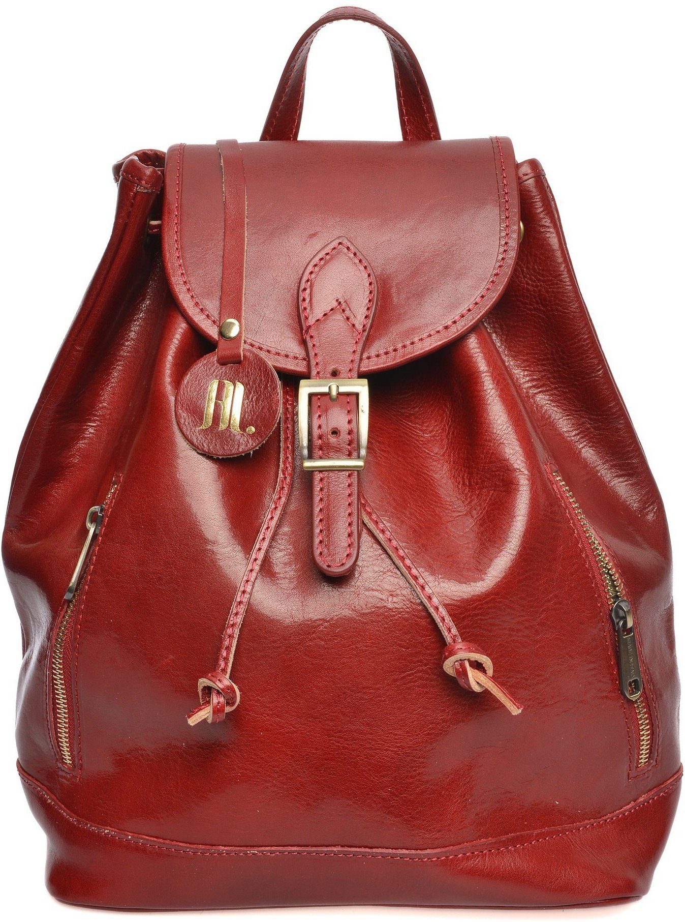 Anna Luchini Rot Rindsledertasche