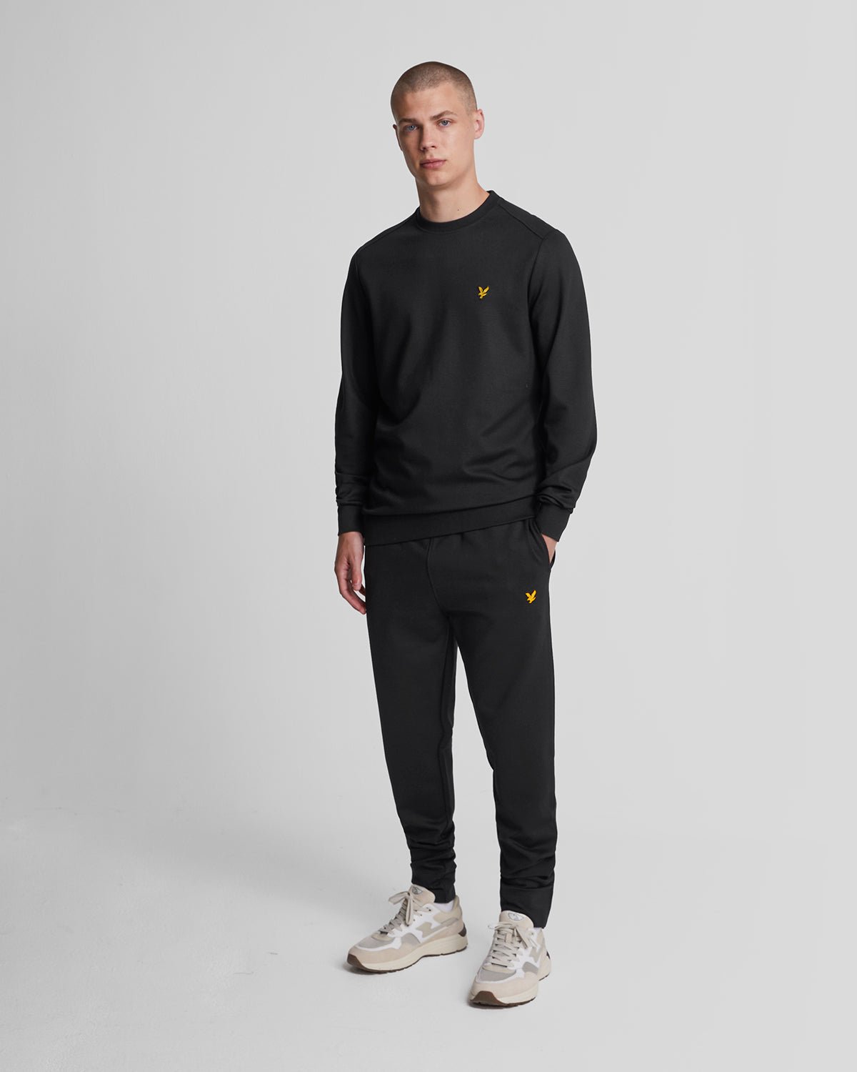 Lyle & Scott Sports Fly Fleece-Trainingshose - Schwarz