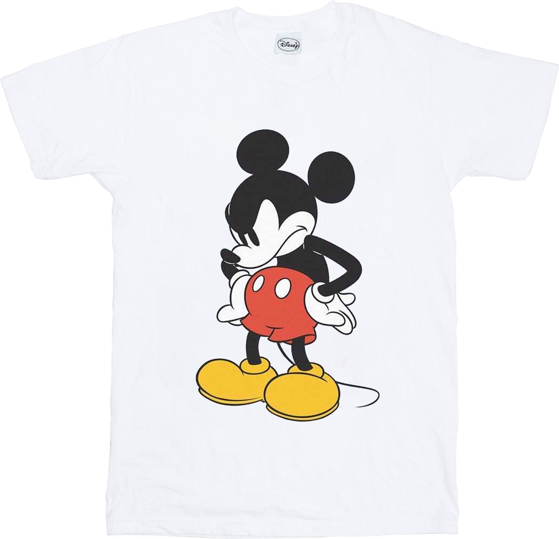 Disney - "Angry Look Down" T-Shirt für Herren (Weiß)