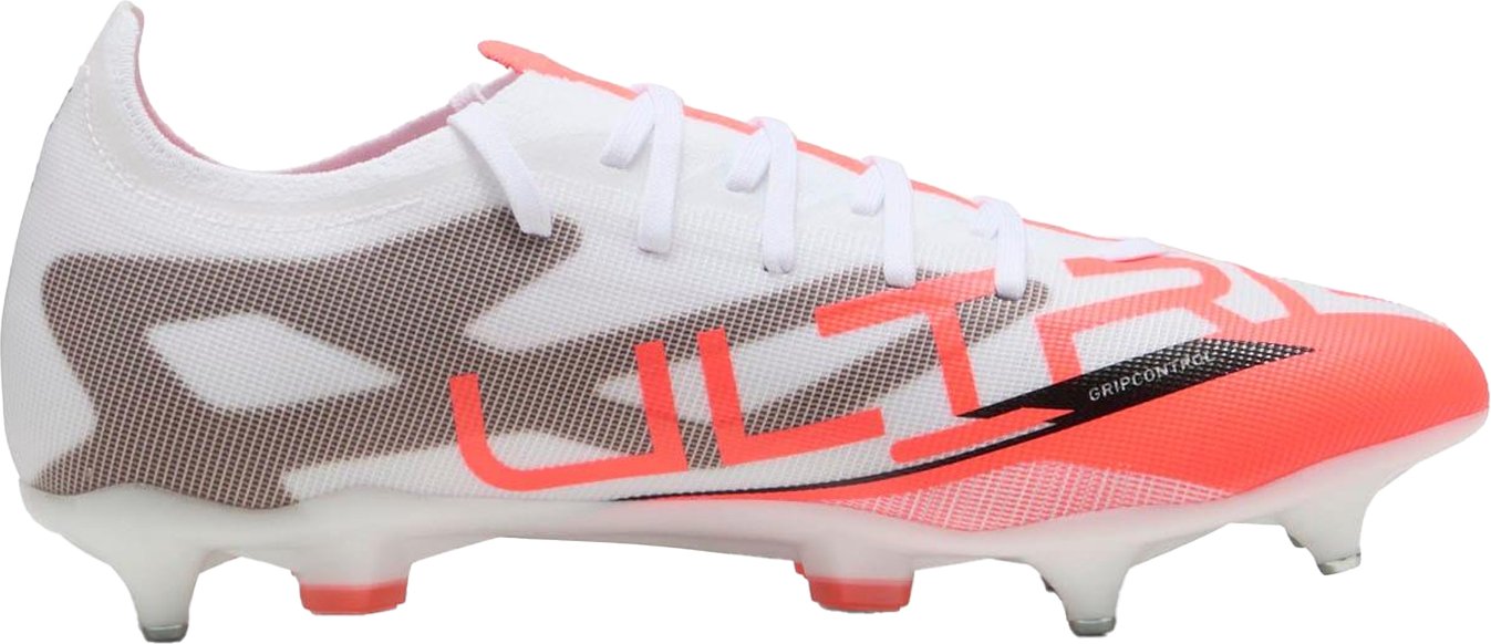 Puma - "Ultra 5 Match" Fußballschuhe für weichen Boden für Herren (Weiß)