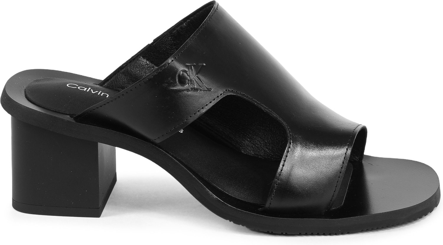 Leder Blockabsatzsandalen