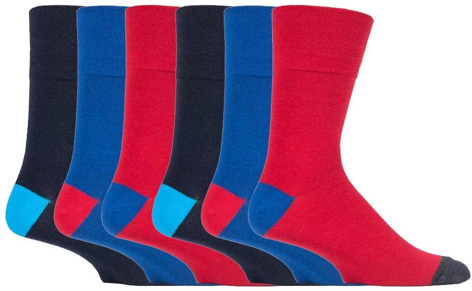 Thumbnail - Sanfte Griffigkeit - 6 Paare Männer Sanfte Griffigkeit Nicht-Elastische Socken - MGG560