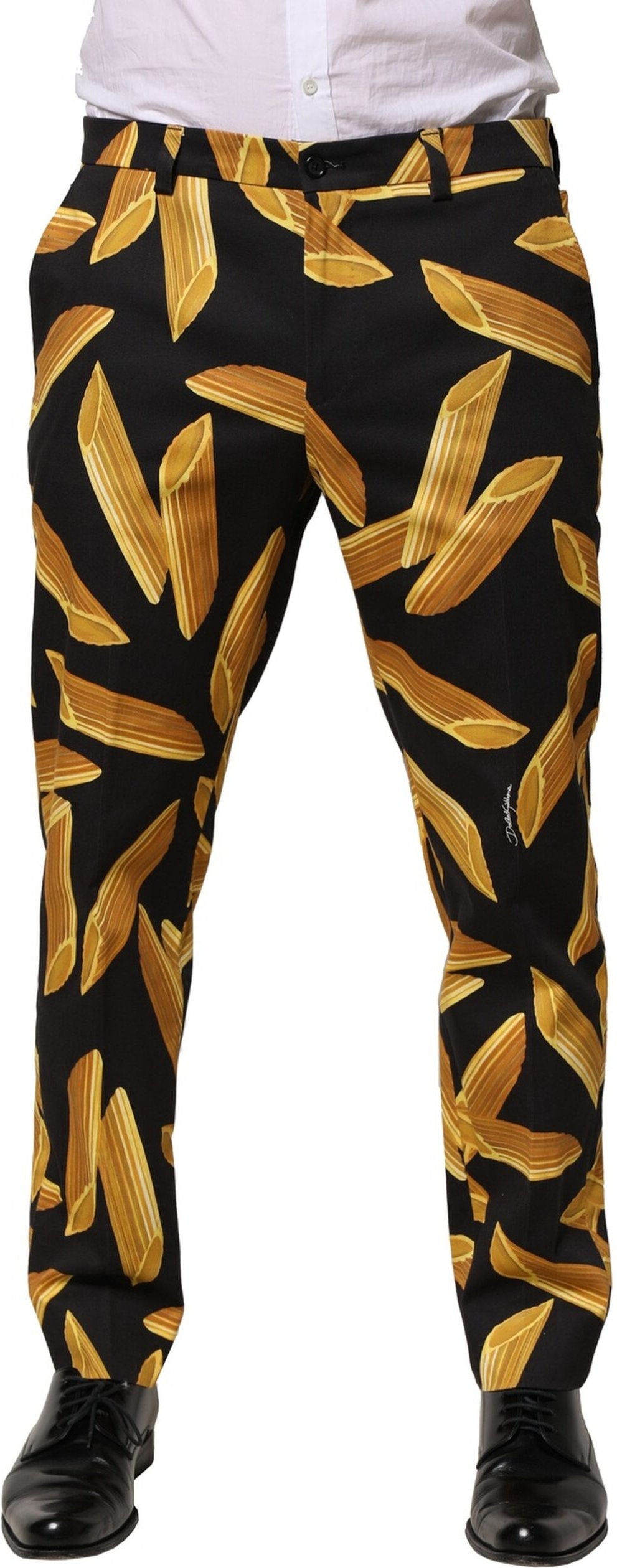 Nudeldruck Seidenhose